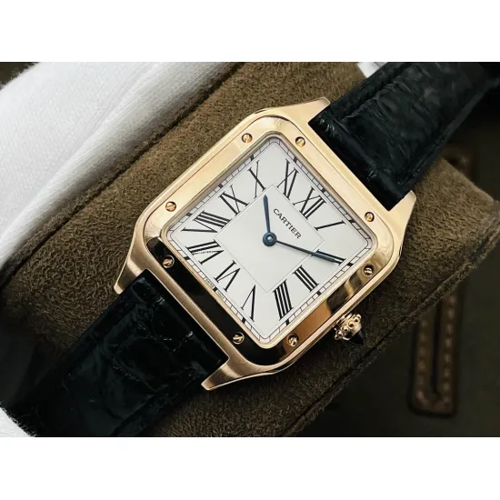 Cartier SANTOS Mechanical movement 43.5X31.4 mm 38X27.5 mm