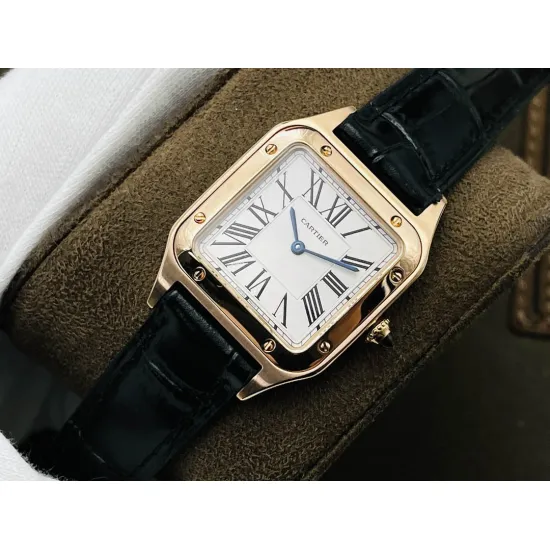 Cartier SANTOS Mechanical movement 43.5X31.4 mm 38X27.5 mm