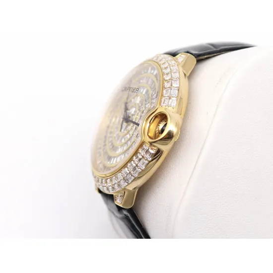 Cartier Blue Balloon Square Diamond Gypsophila Watch Diameter: 42mm