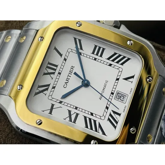 Cartier SANTOS 47.5MM*39.8MM*9.08MM Comes with quick-detachable leather strap