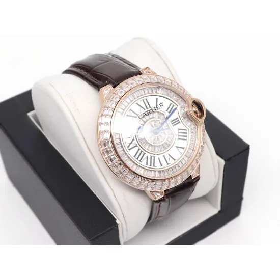 Cartier Blue Balloon Square Diamond Gypsophila Watch Diameter: 42mm