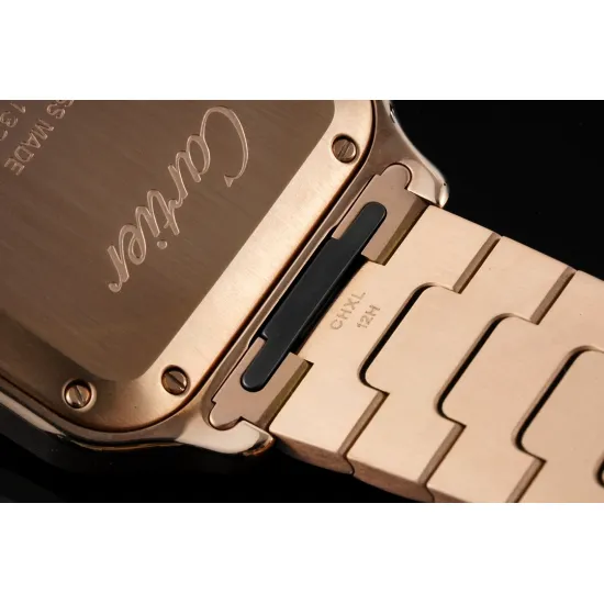 Cartier women's SANTOS 35.1MM*8.83MM Comes with quick-detachable leather strap