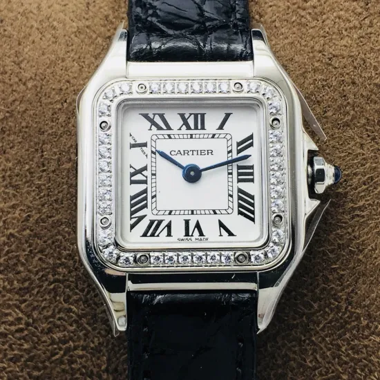 Cartier santos quartz watch: 27*37 mm