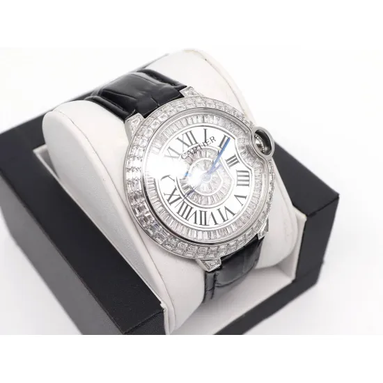 Cartier Blue Balloon Square Diamond Gypsophila Watch Diameter: 42mm