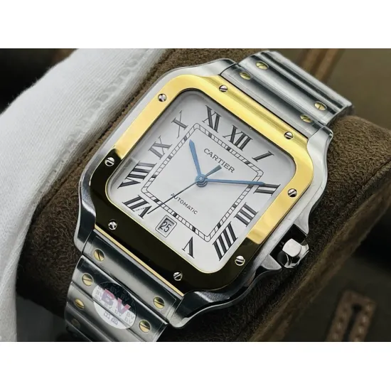 Cartier SANTOS 47.5MM*39.8MM*9.08MM Comes with quick-detachable leather strap