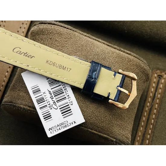 Cartier SANTOS Mechanical movement 43.5X31.4 mm 38X27.5 mm