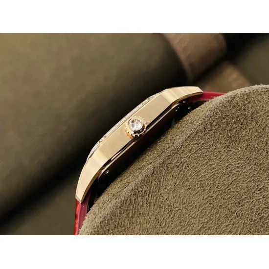 Cartier Santos Quartz movement: 43.5X31.4mm Women's 38X27.5mm