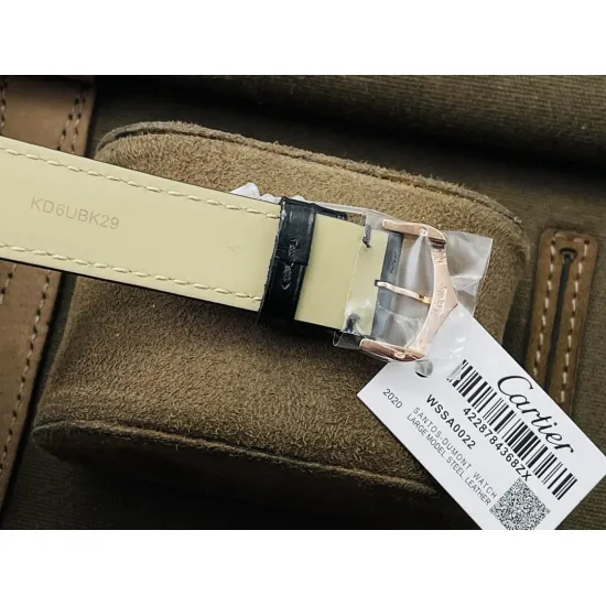 Cartier Santos Quartz movement: 43.5X31.4mm Women's 38X27.5mm