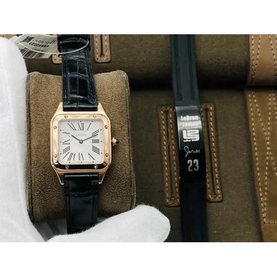 Cartier SANTOS Mechanical movement 43.5X31.4 mm 38X27.5 mm