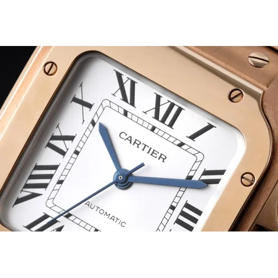Cartier women's SANTOS 35.1MM*8.83MM Comes with quick-detachable leather strap