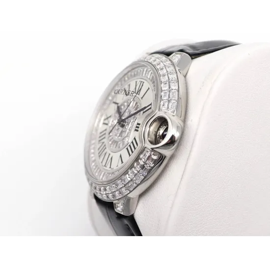 Cartier Blue Balloon Square Diamond Gypsophila Watch Diameter: 42mm