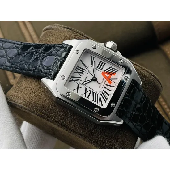 Cartier Santos Couple Watch Diameter: 51*41.3 44.2*35.6 mm