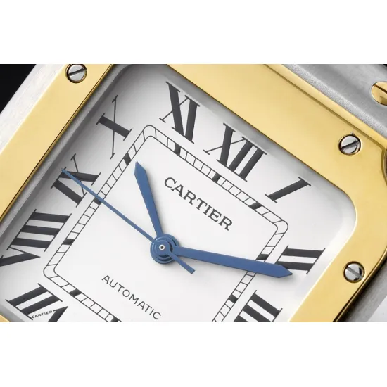 Cartier women's SANTOS 35.1MM*8.83MM Comes with quick-detachable leather strap