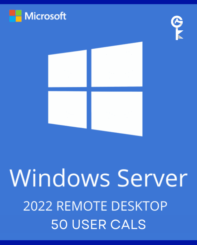 Windows Server 2022 Remote Desktop Services – 50 User CALs Certificate