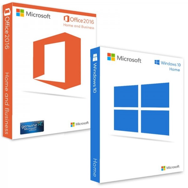 Windows 10 Home + Office 2016 Home and Business