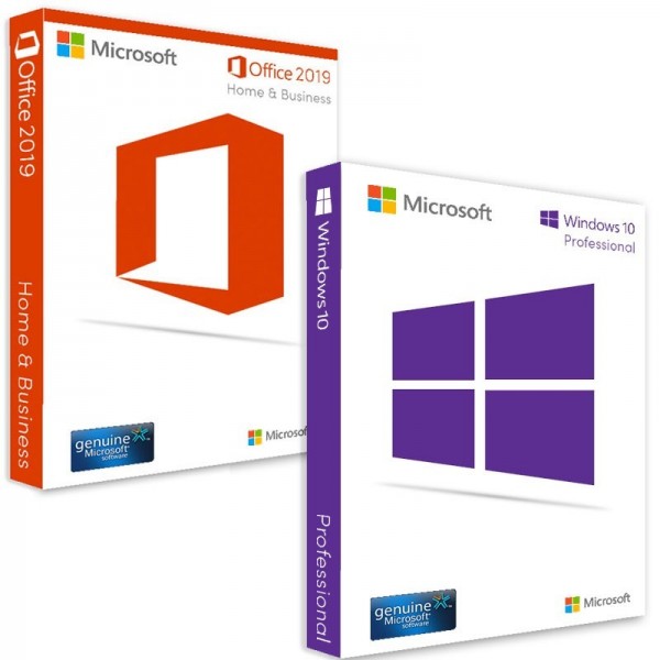 Windows 10 Professional + Office 2019 Home and Business