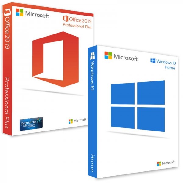 Windows 10 Home + Office 2019 Professional Plus