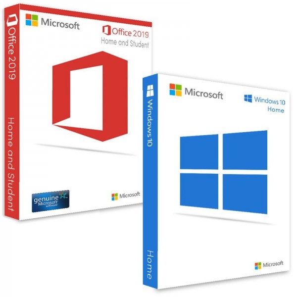 Windows 10 Home + Office 2019 Home and Student