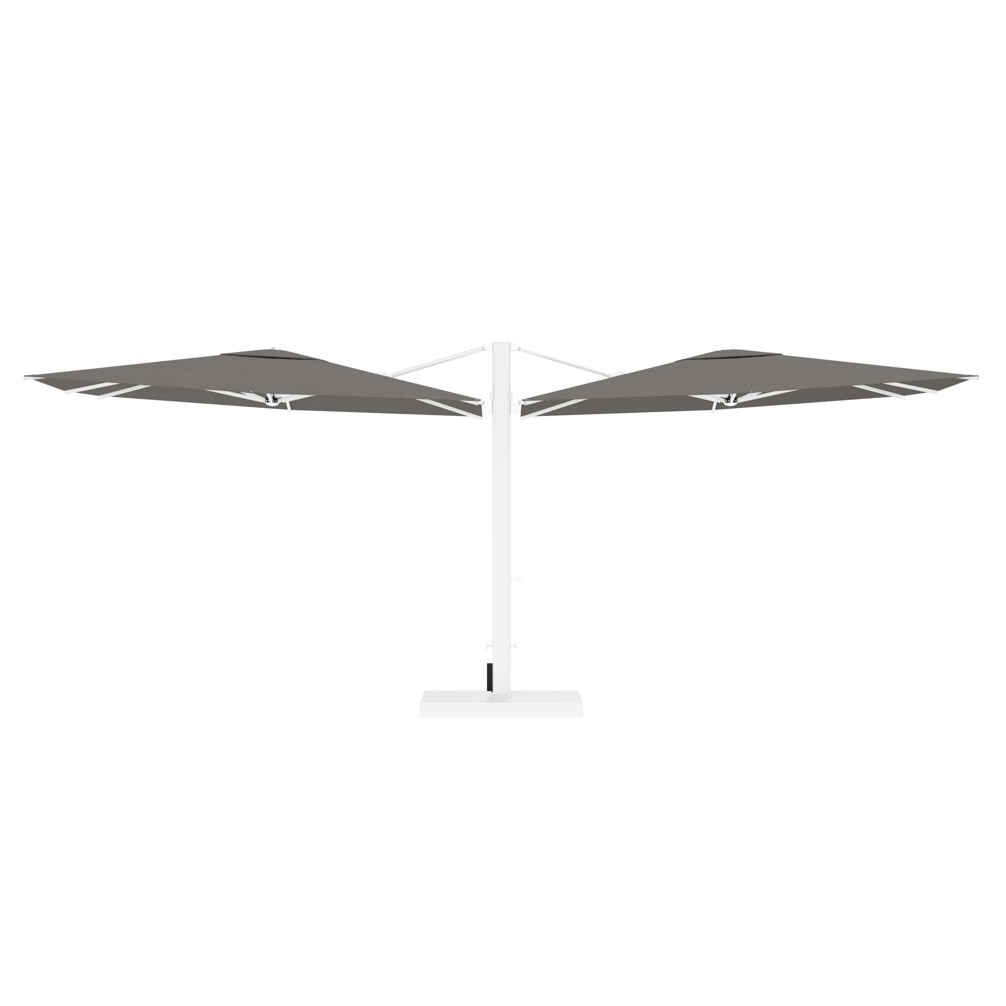 10' Sqaure Performance Dual Cantilever Umbrella