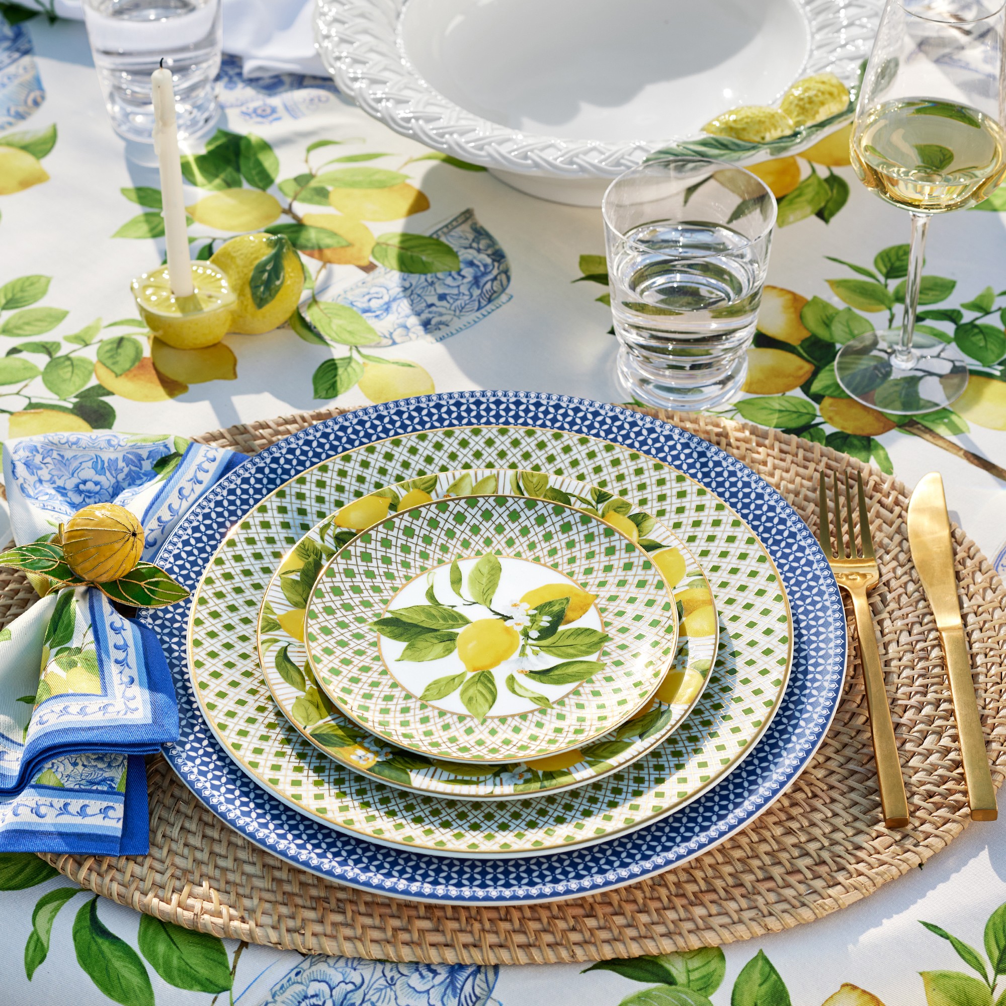 Limone Dinner Plates