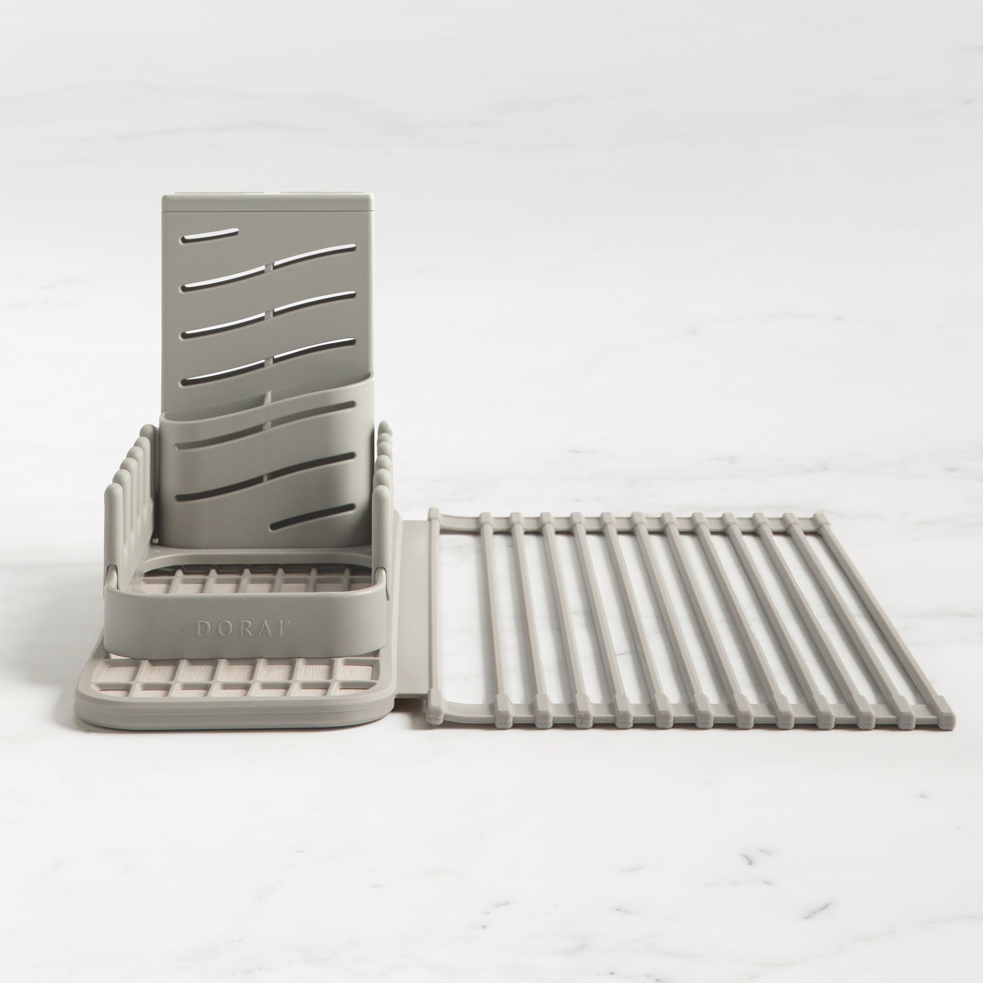 Dorai Over the Sink Dish Pad and Dish Pad Rack