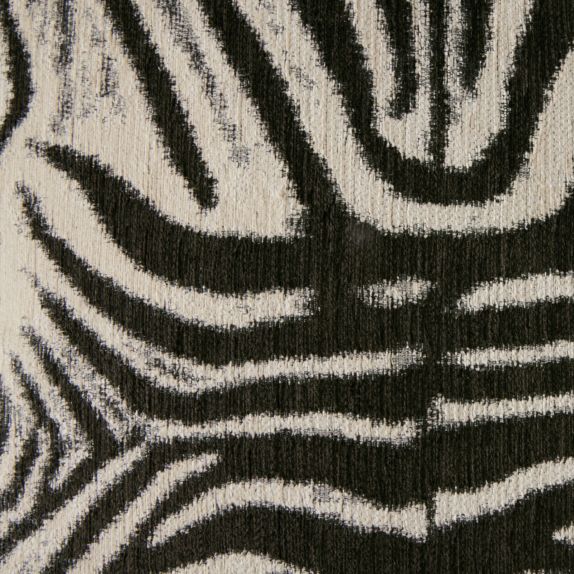 Zebra Upholstered Swivel Chair