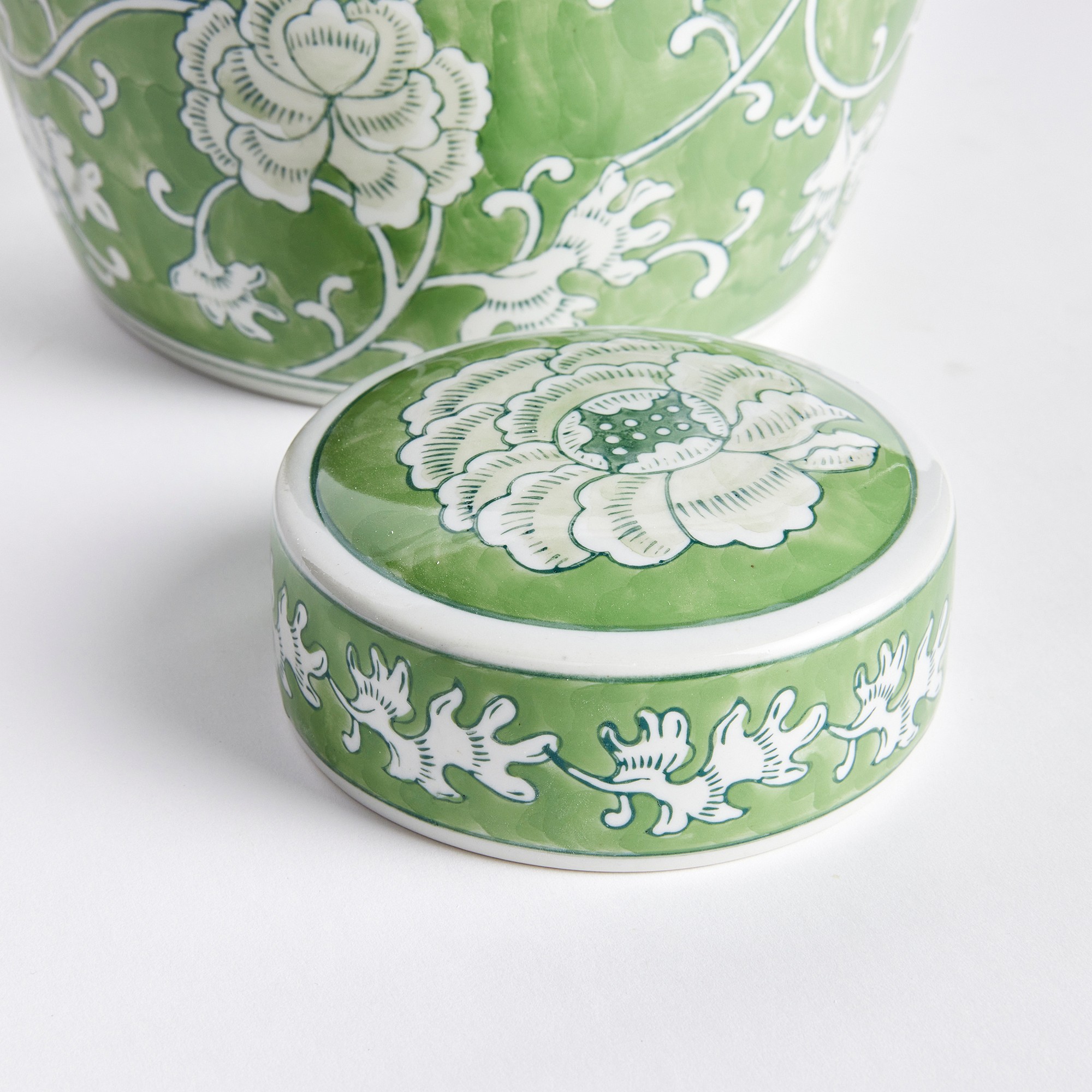 Chinoiserie Lidded Jar