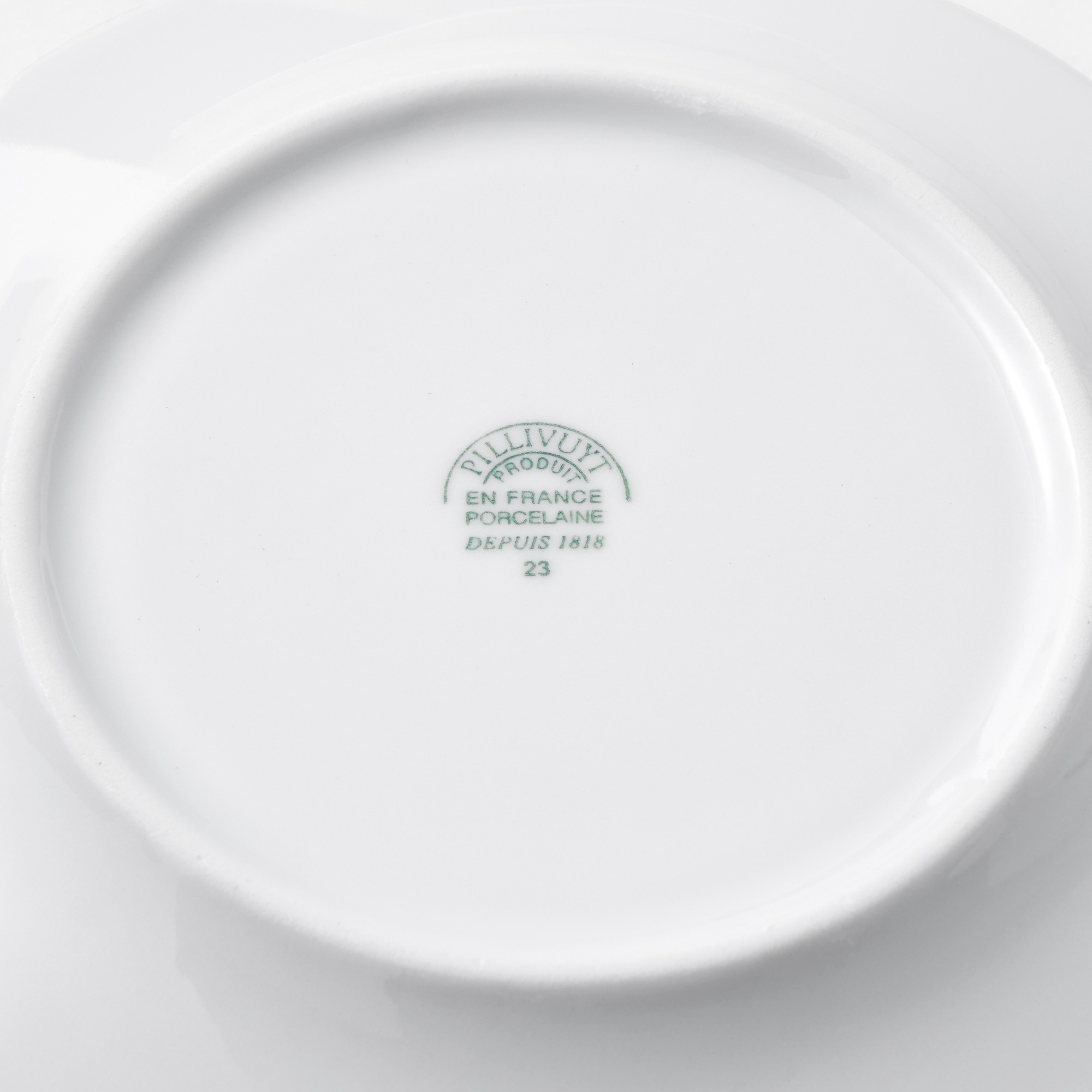 Pillivuyt Basketweave Porcelain Salad Plates, Set of 4