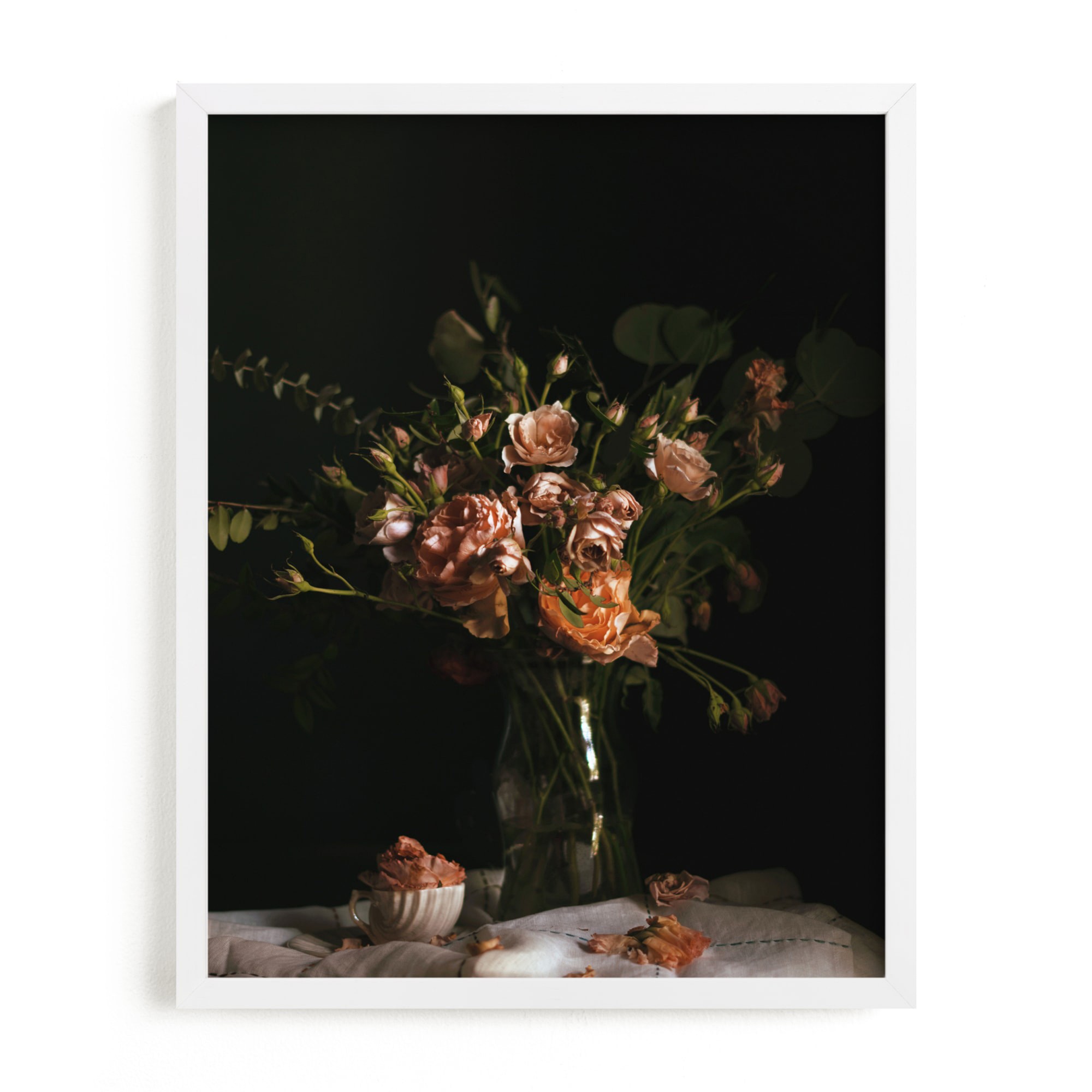 Moody Floral Still Life Limited Edition Kitchen Art by Minted