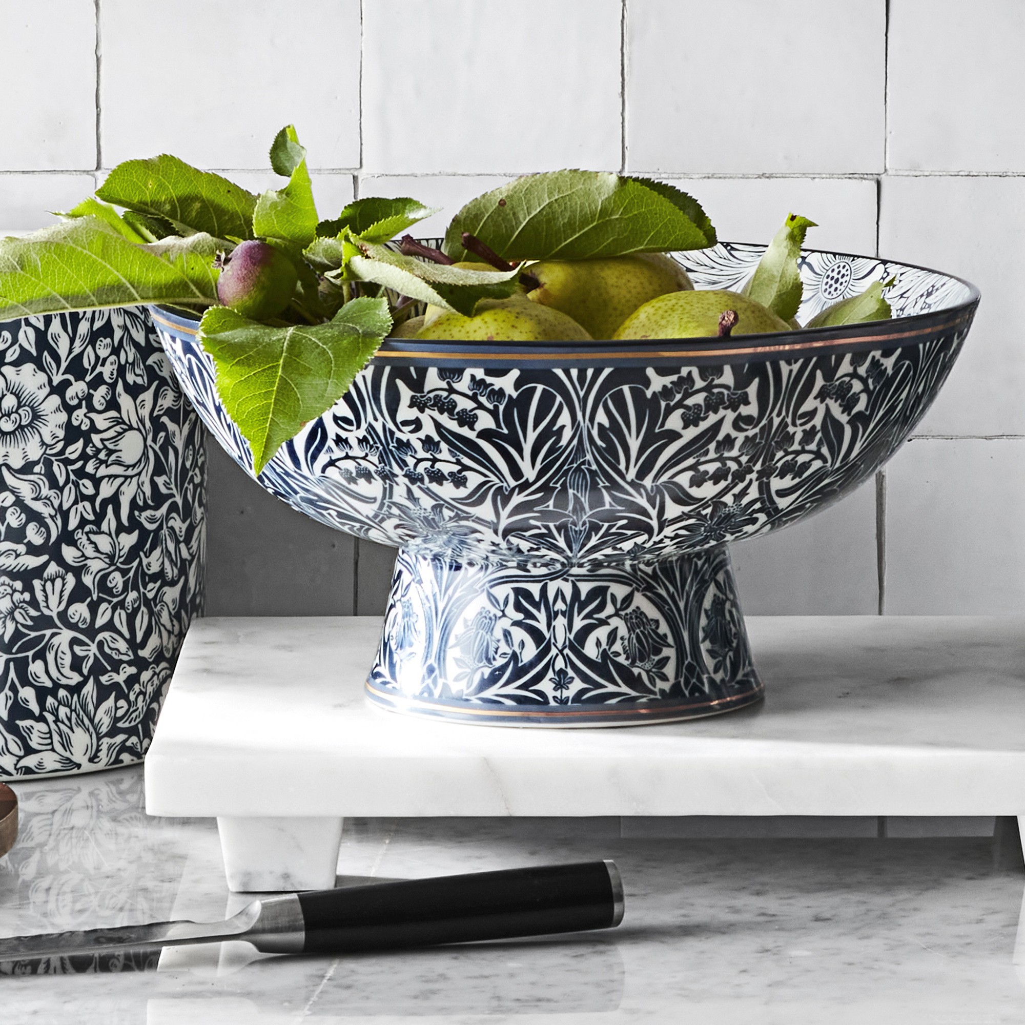 Morris & Co. x Williams Sonoma Bluebell Fruit Bowl