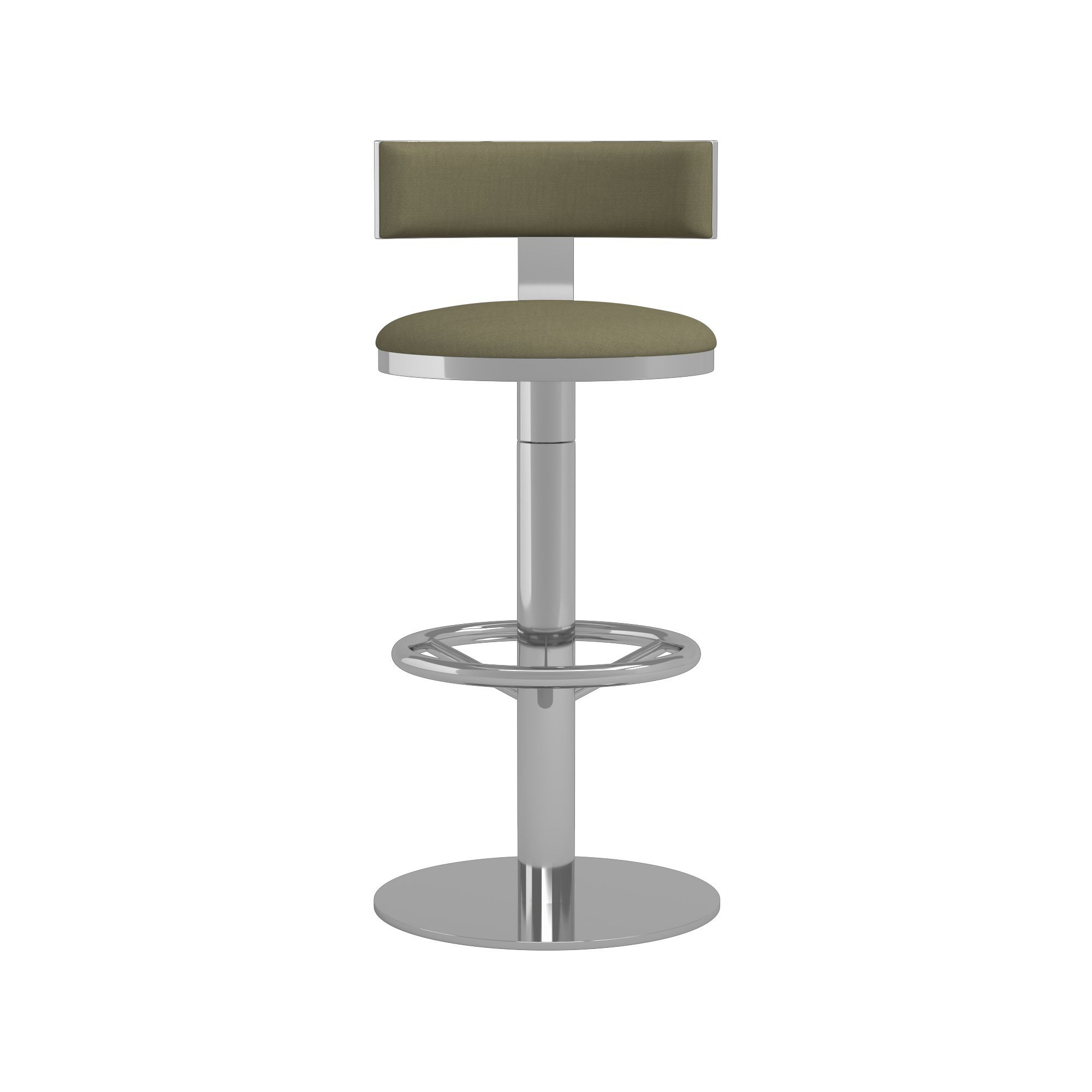 Larkin Upholstered Pedestal Counter & Bar Stool