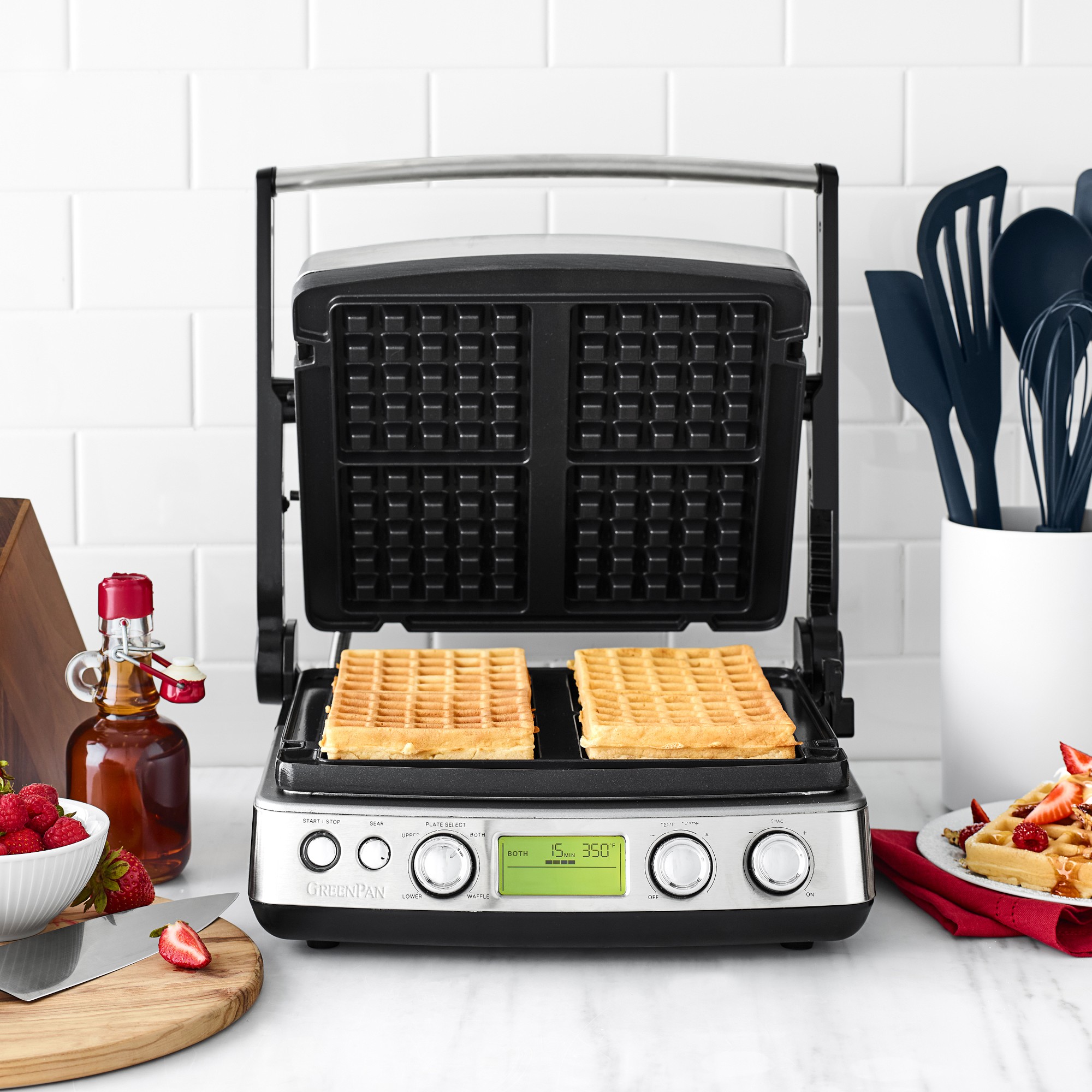 GreenPan™ Premiere Multi Grill, Griddle, & Waffle Maker