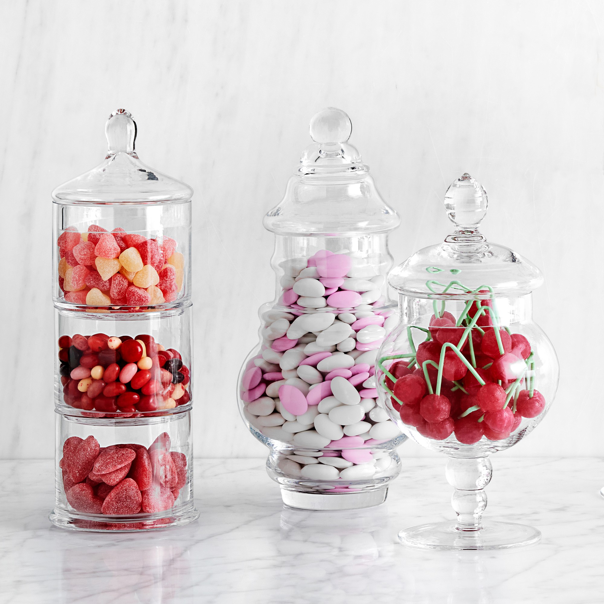 Glass Candy Jars