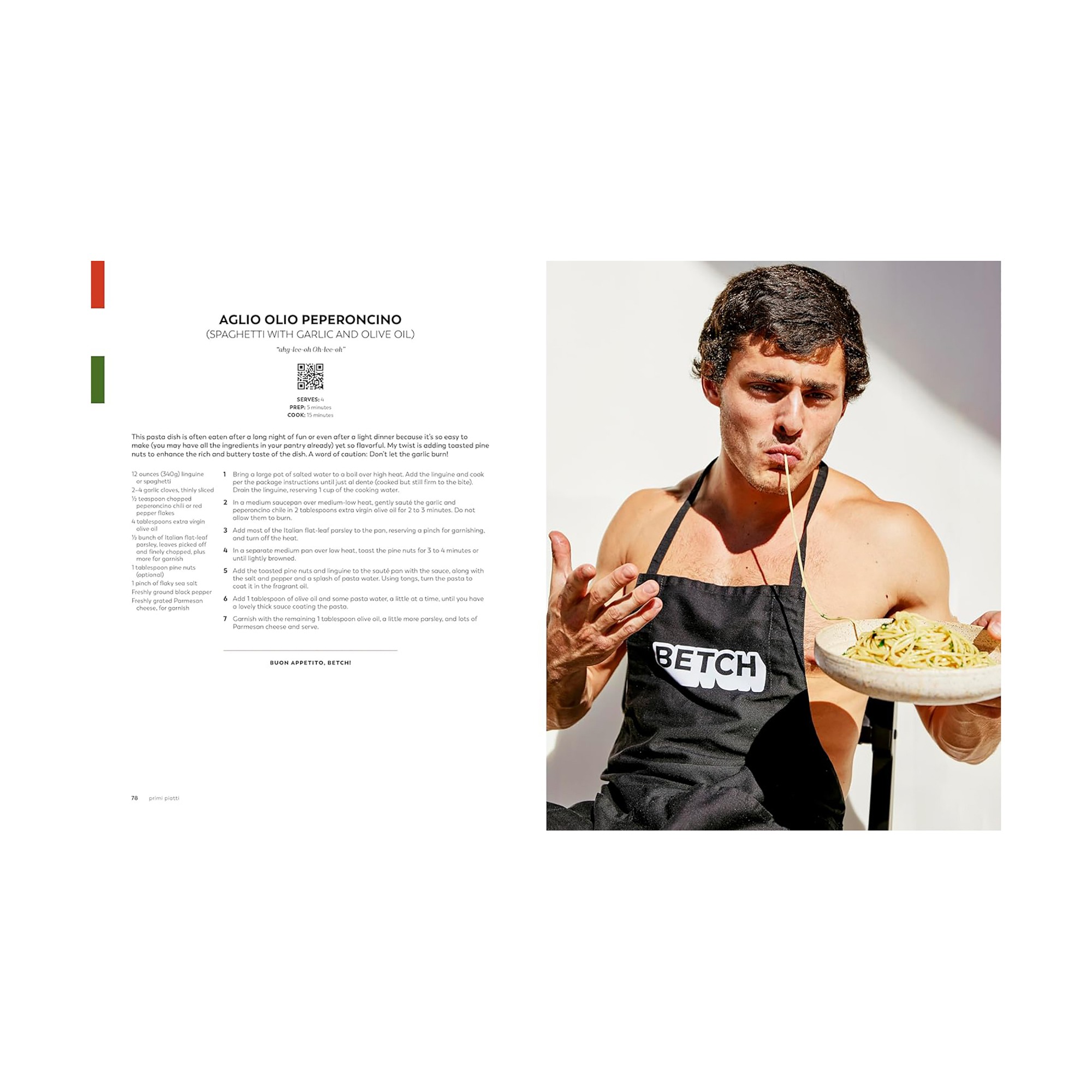 Gianluca Conte: Italian/American: It's a QCP cookbook, betch!