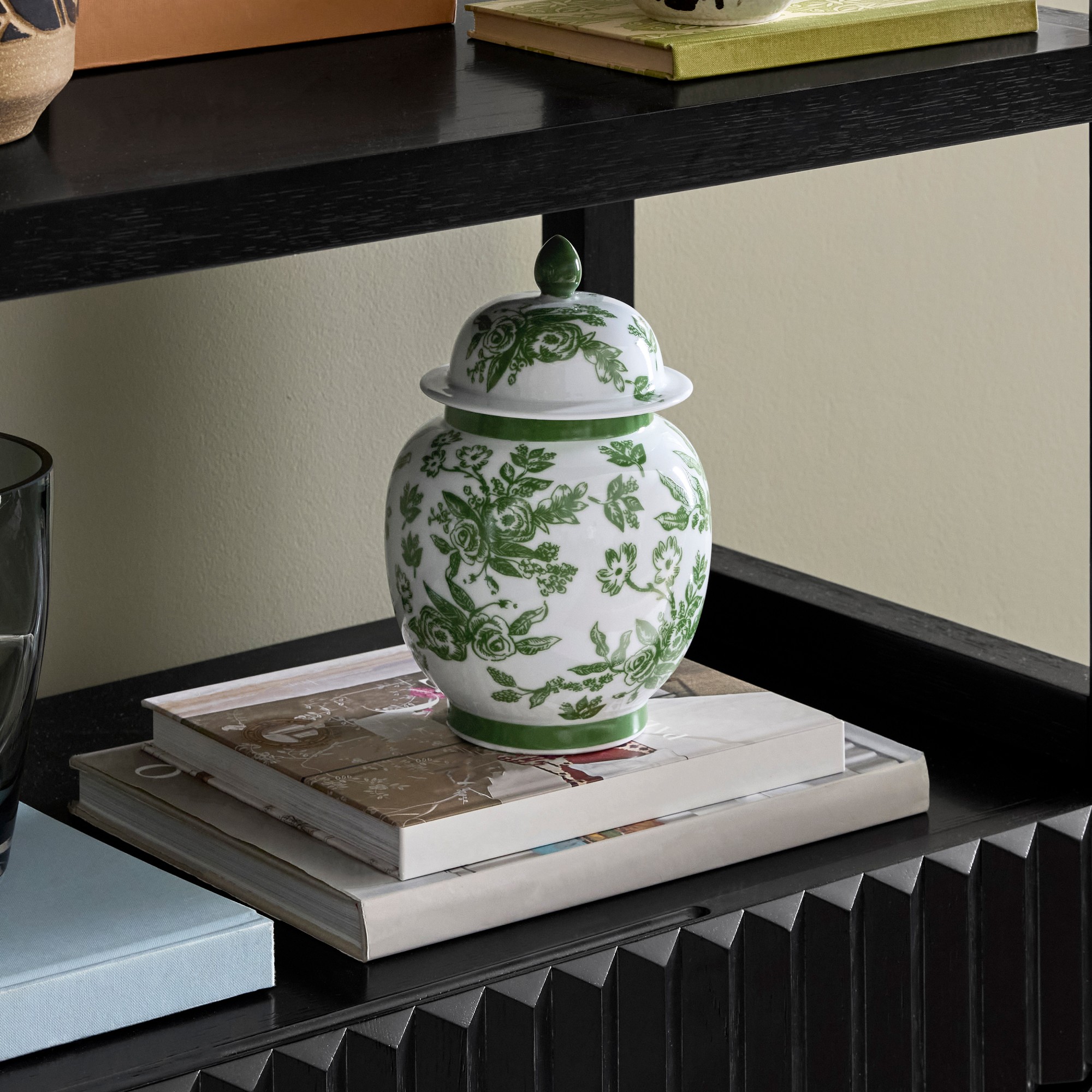 Green Ginger Jar, Rose