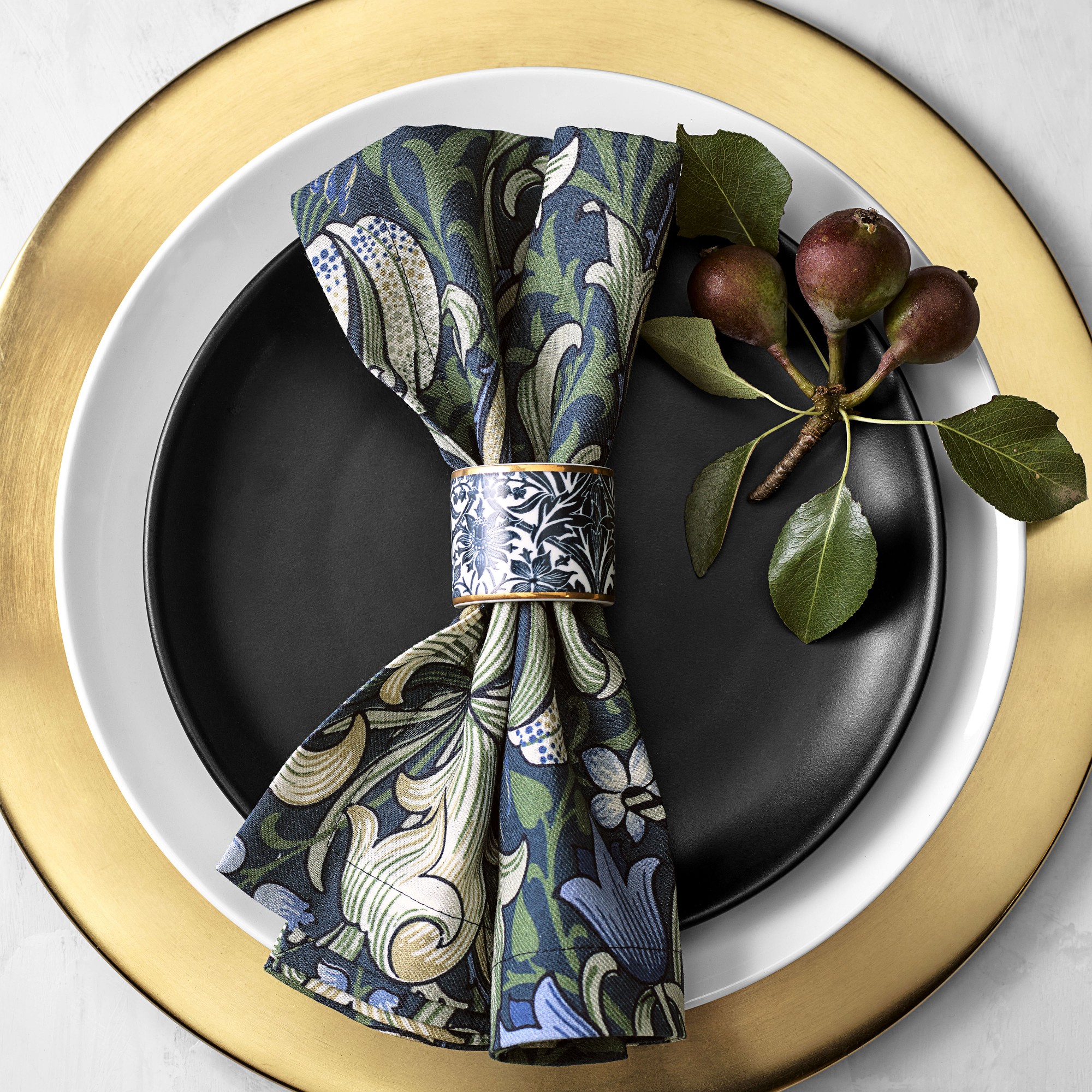 Morris & Co. x Williams Sonoma Golden Lily Napkins, Set of 4