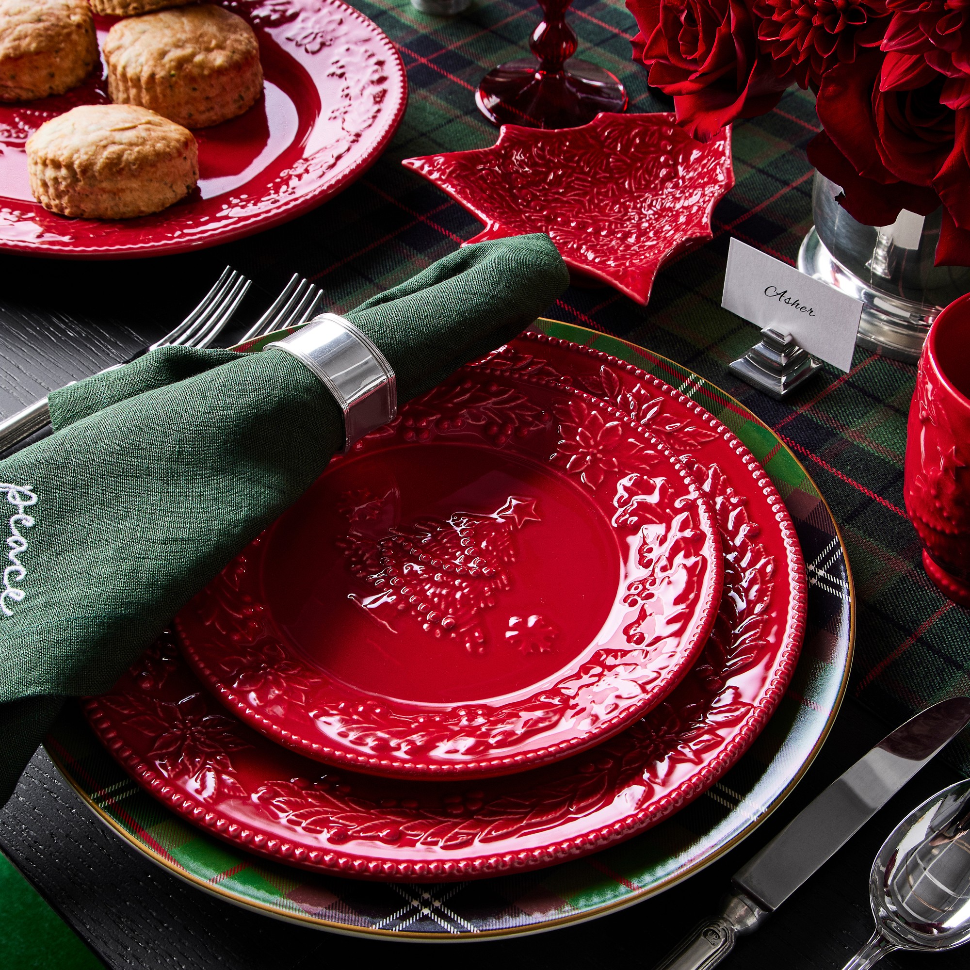 Heirloom Name Card Holders, Set of 4