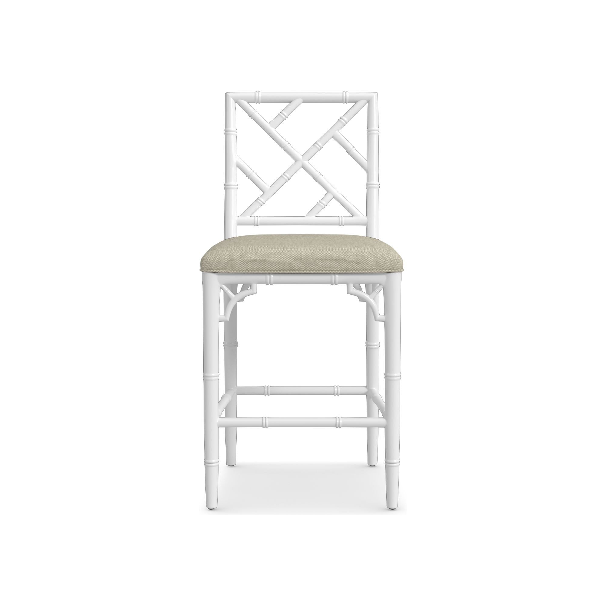 Chippendale Upholstered Bistro Counter Stool