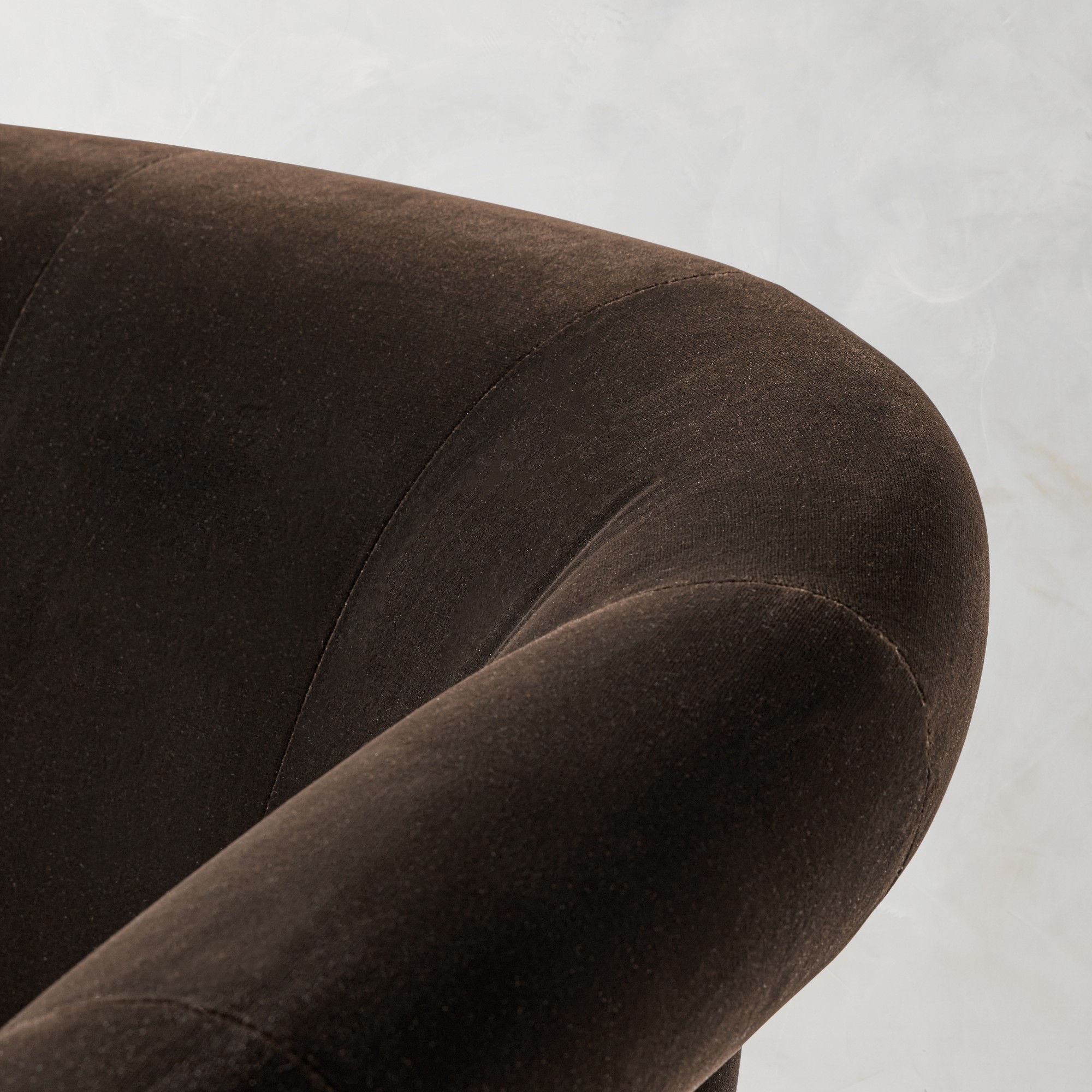 Arleta Roll Arm Swivel Chair