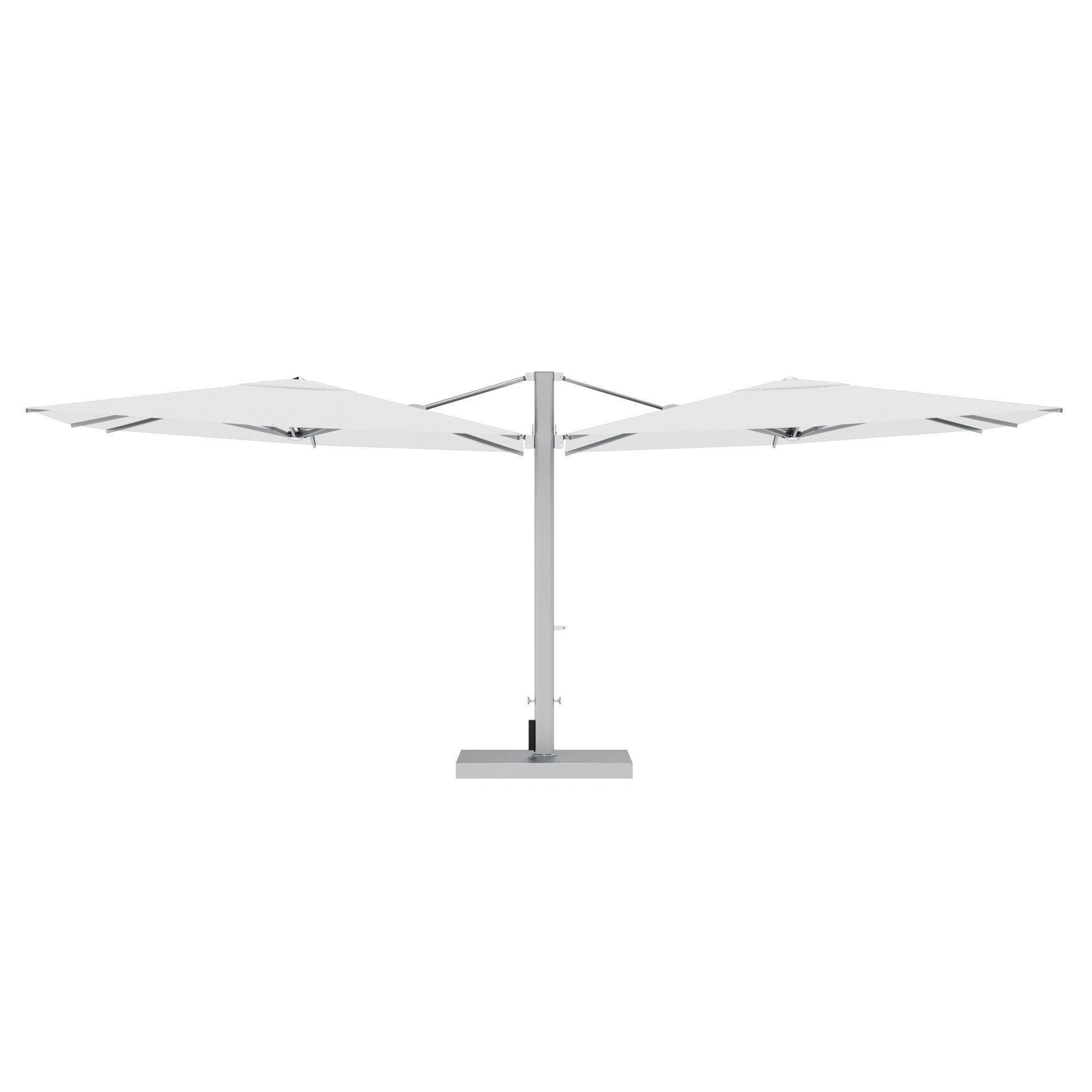 10' Sqaure Performance Dual Cantilever Umbrella