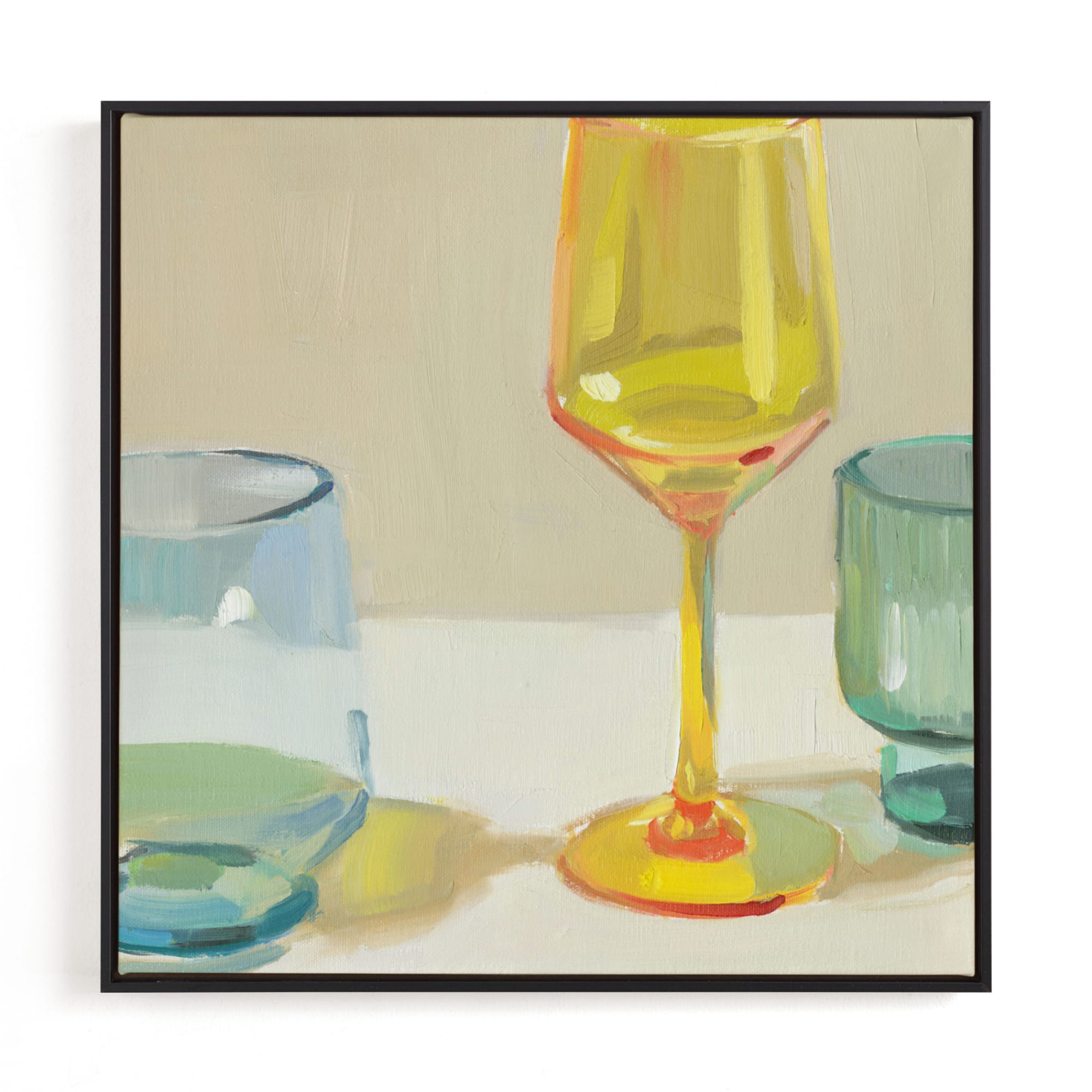 Rainbow Glassware 2 Open Edition Kitchen Art by Minted