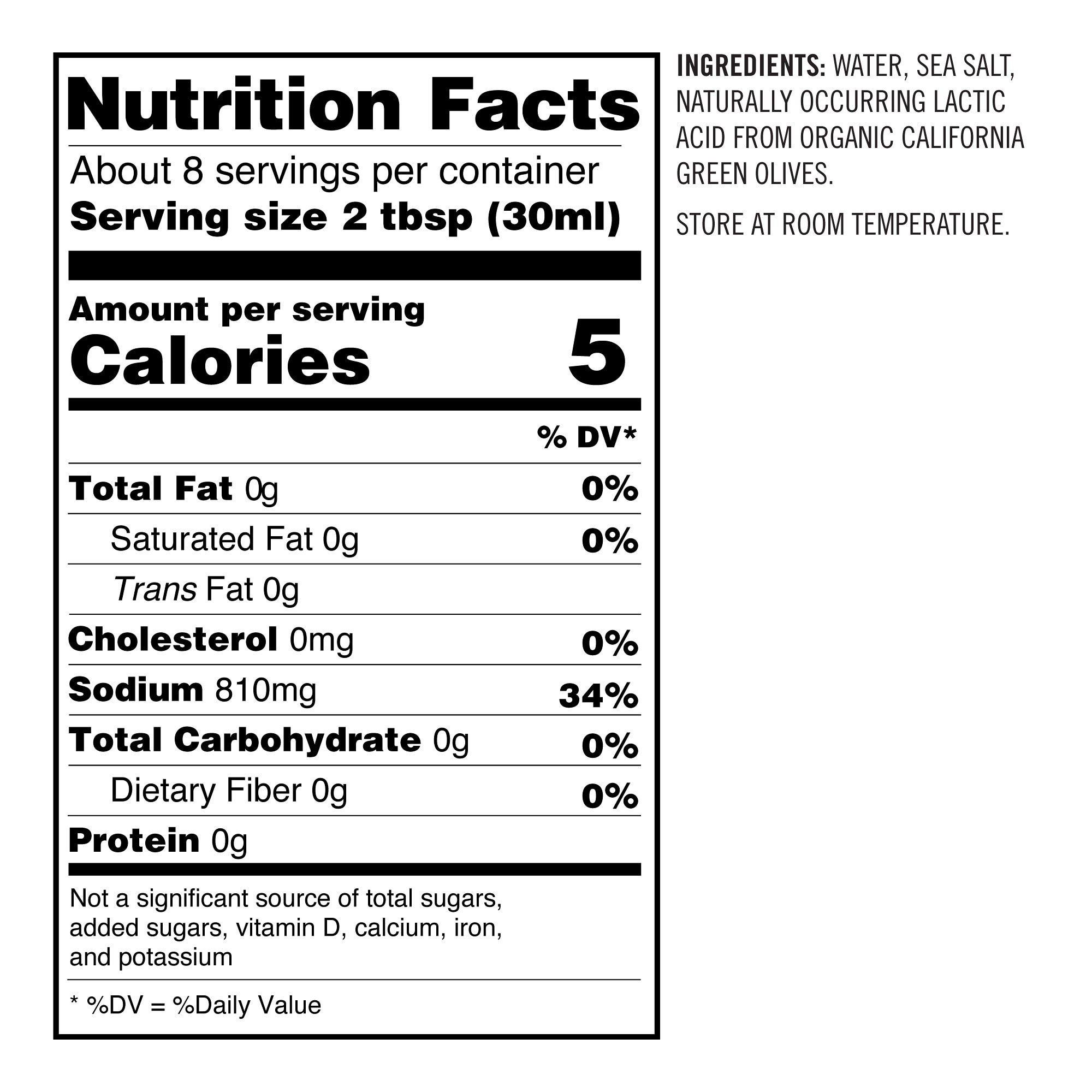 Williams Sonoma Dirty Martini Juice