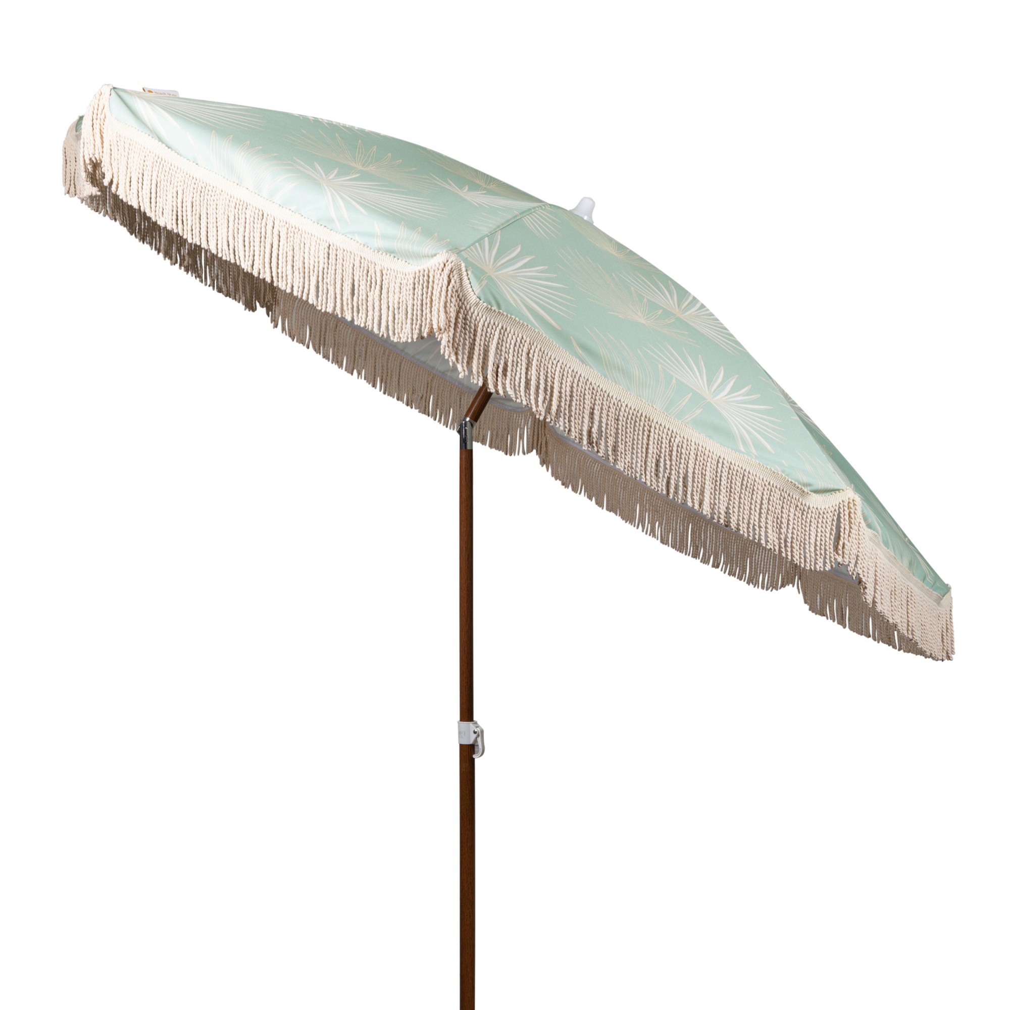 6.5' Round Beach State Summerland Portable Umbrella, Palm Beach