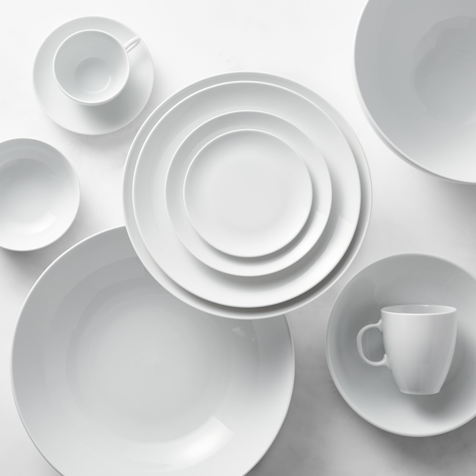 Pillivuyt Coupe Porcelain Tall Serving Bowl