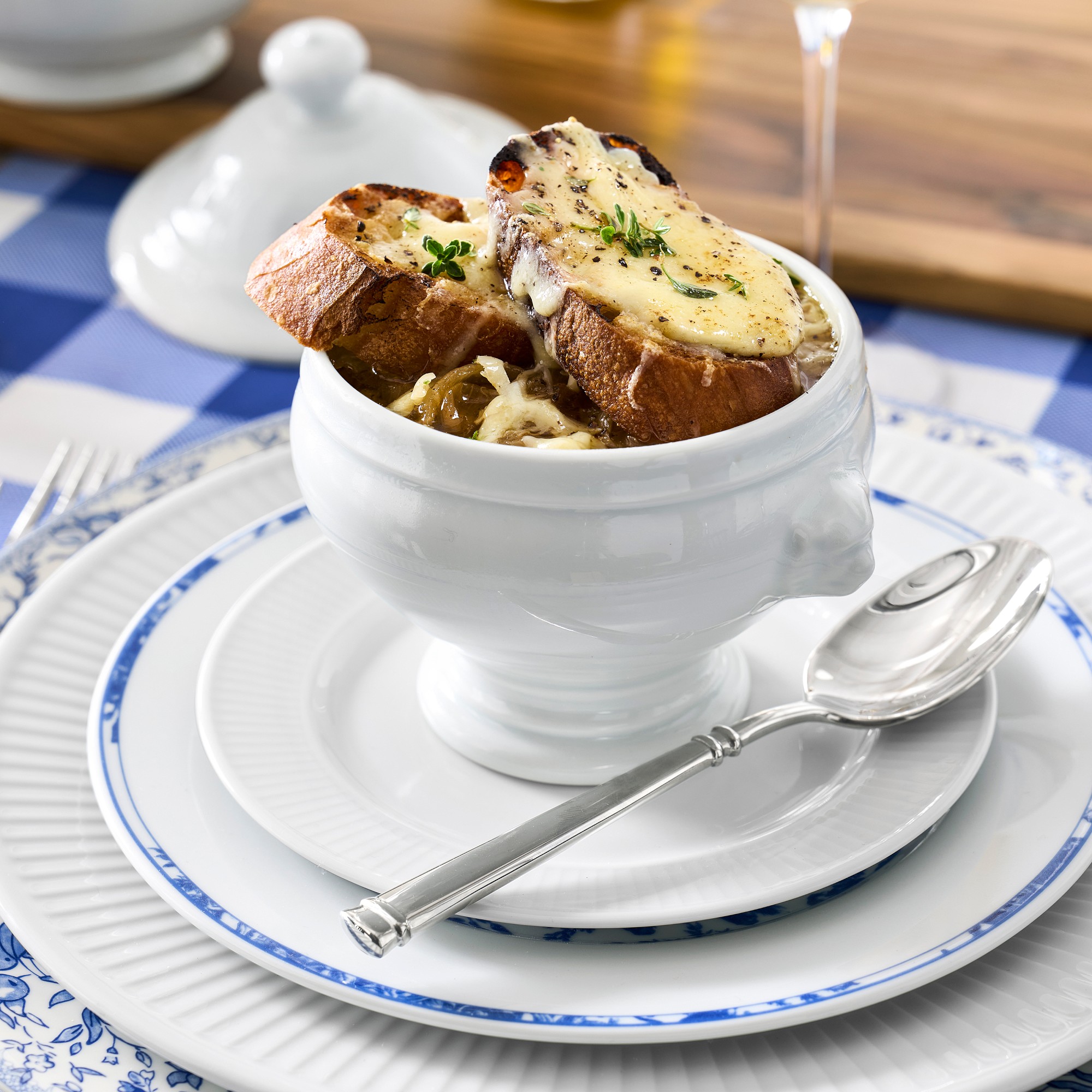 Pillivuyt Plisse Porcelain Dinner Plates