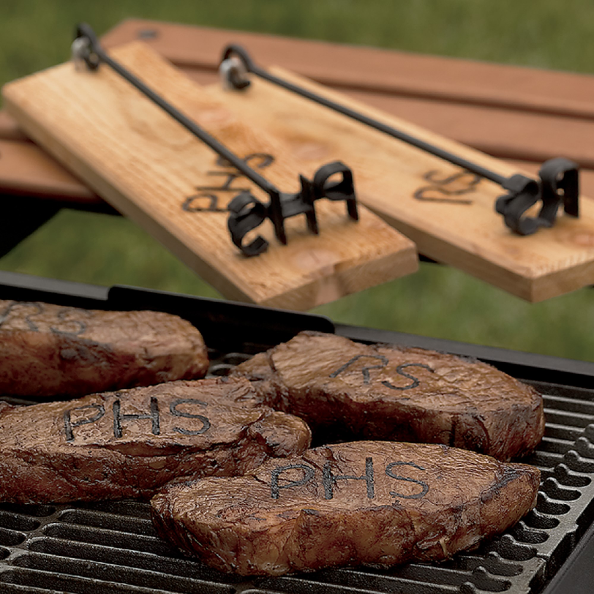 Monogrammed Forged Steak Brand