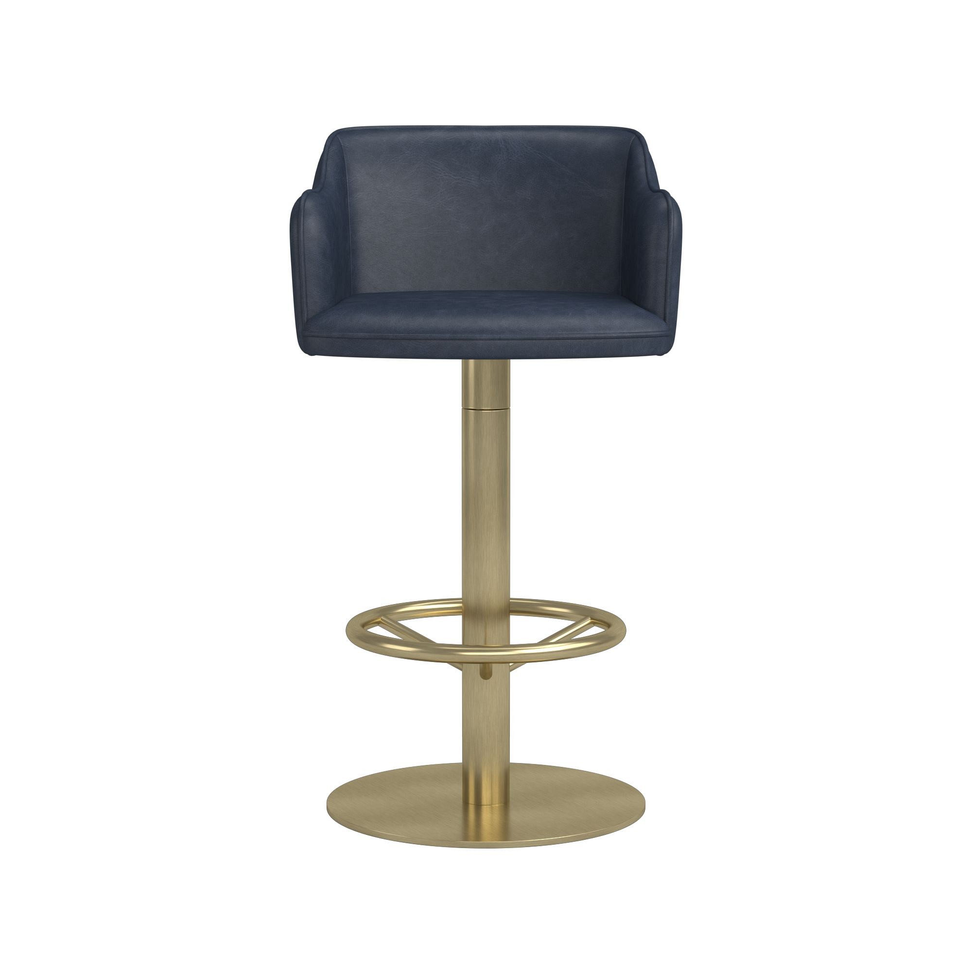 Harding Upholstered Pedestal Counter  & Bar Stool