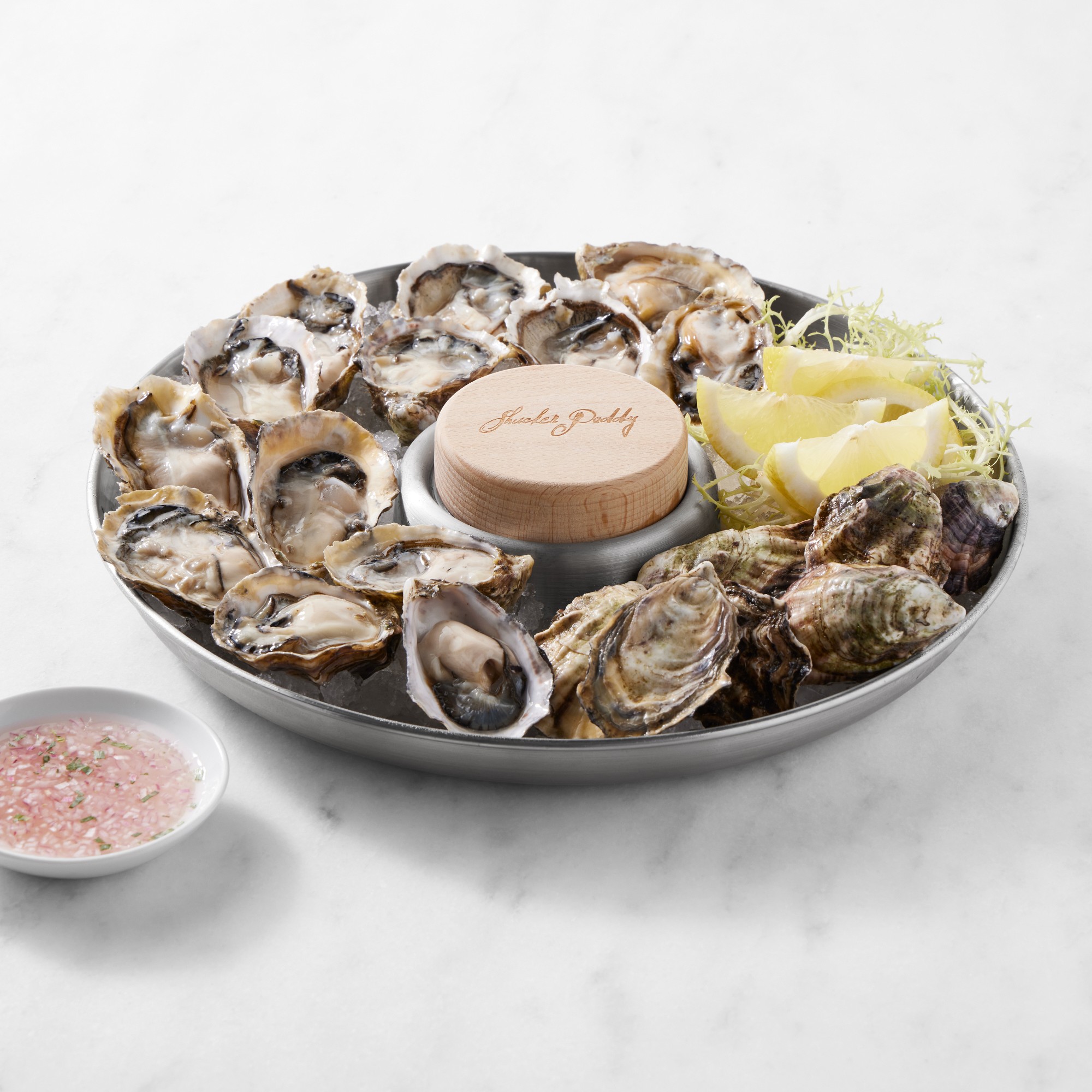 Shucker Paddy Oyster Tray Set