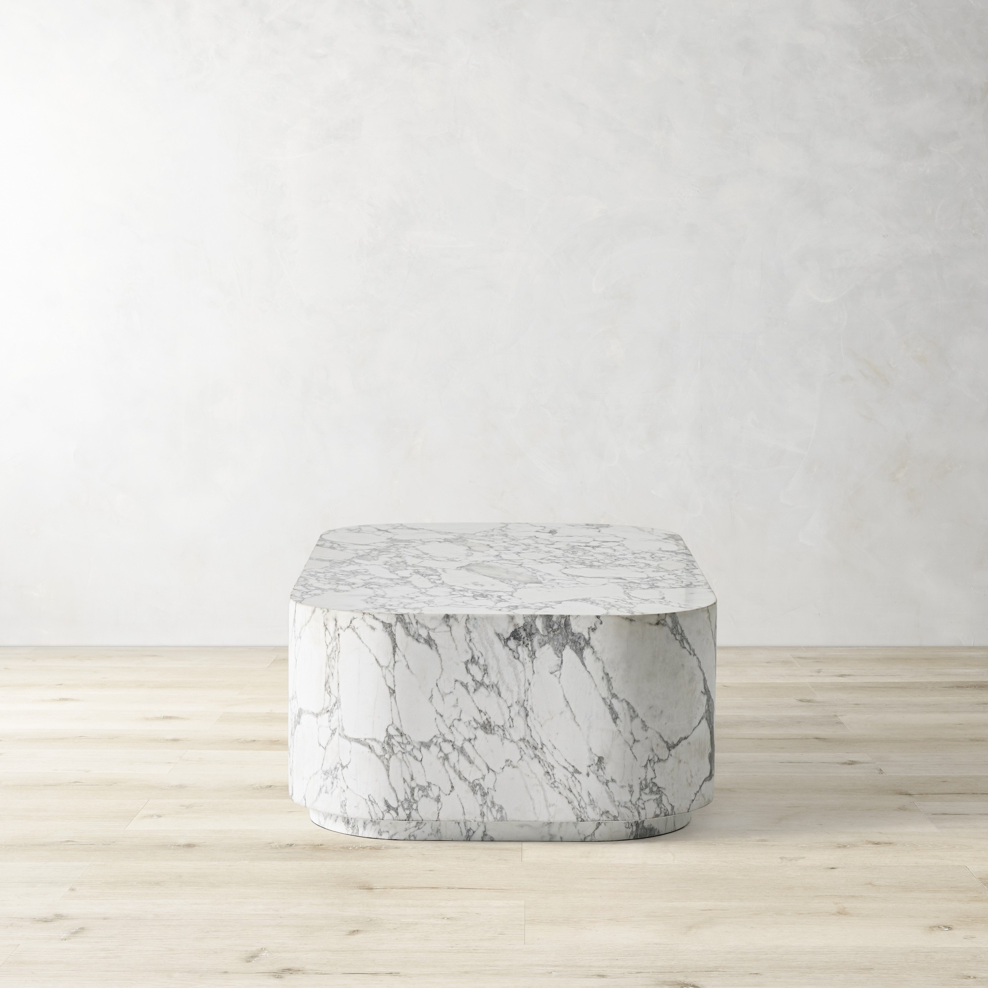 Vittoria Arbescato Curved Edge Coffee Table (48