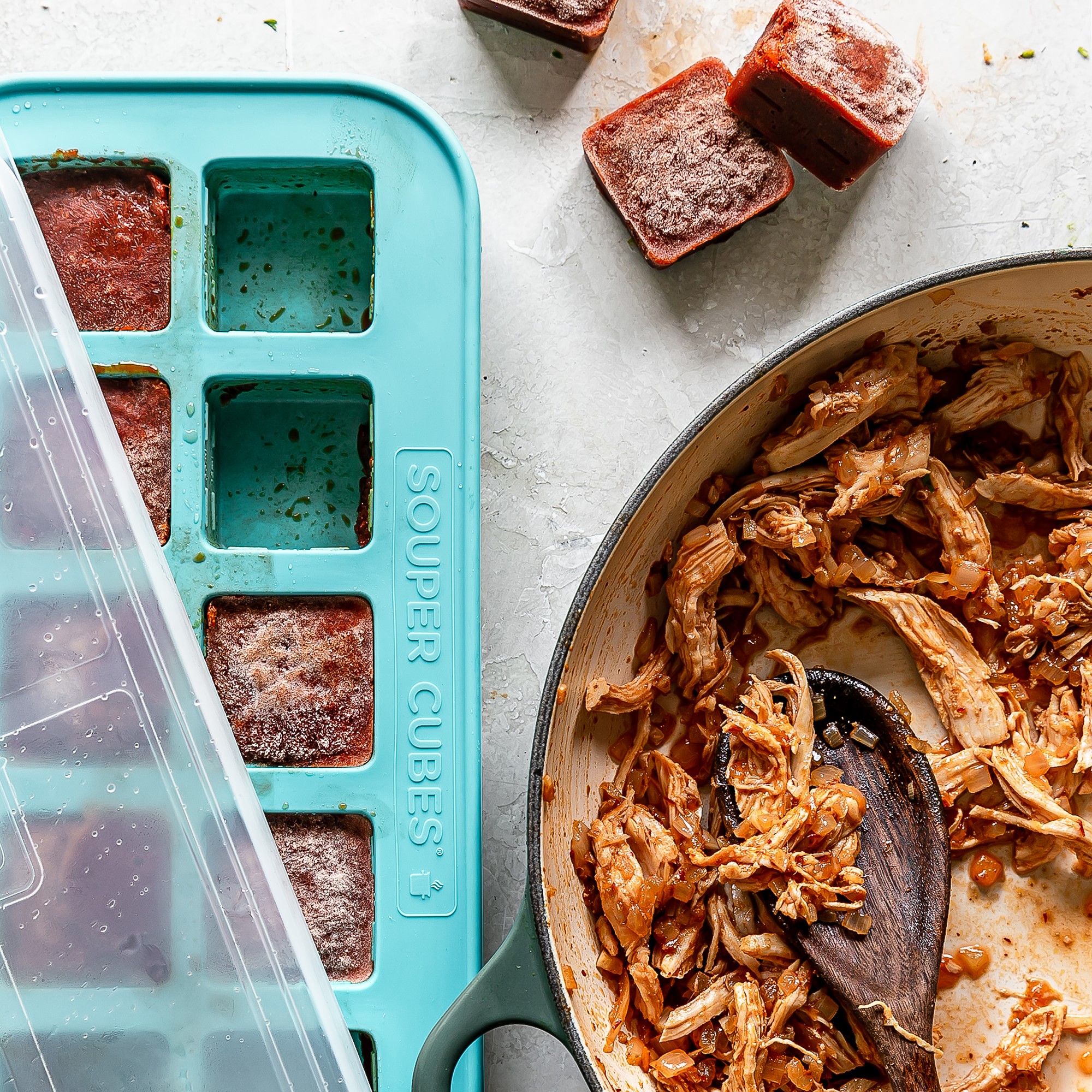 Souper Cubes Freezer Tray with Lid